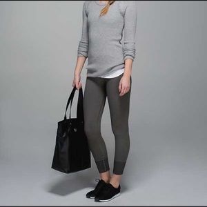 Lululemon Ebb to Street Charcoal Grey Leggings
